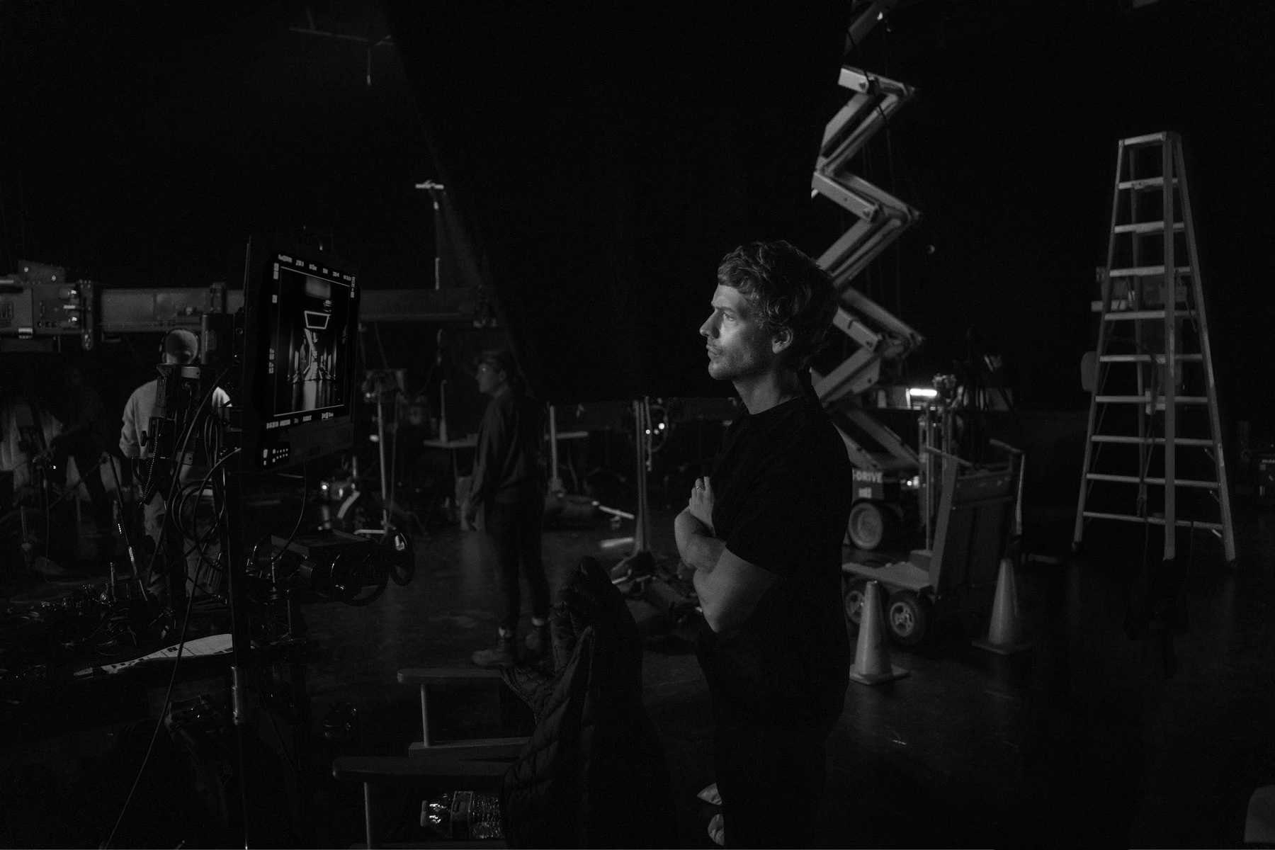 Behind-the-scenes portrait of filmmaker Connor Hurley
